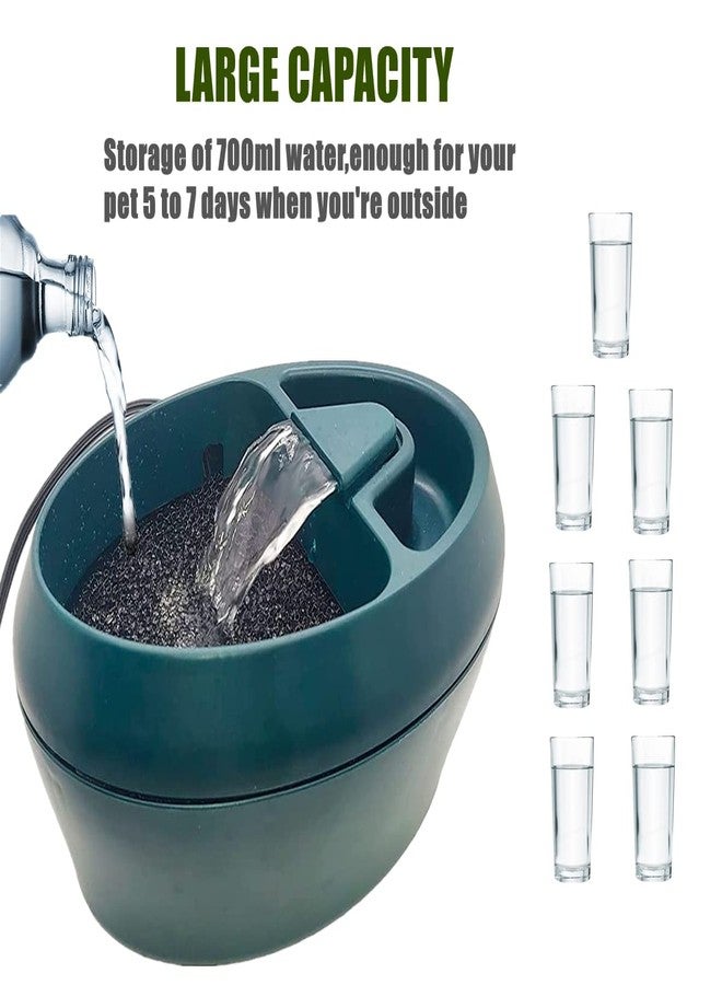 MIDOGAT Reptile Chameleon Waterfall Drinking Fountain, Chameleon Water Dripper Food Bowl Water Cantina for Amphibians Insects Lizard Turtle Snake Frog Gecko - Image 3
